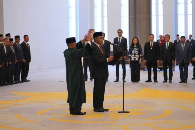 Ricky Perdana Gozali dilantik sebagai Deputi Gubernur Bank Indonesia. [Dok. BI]